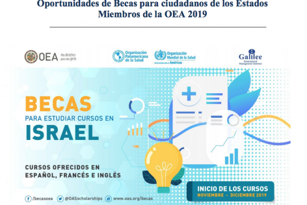 Becas para estudiar cursos en Israel 