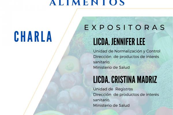 Charla: Normativa sanitaria de alimentos