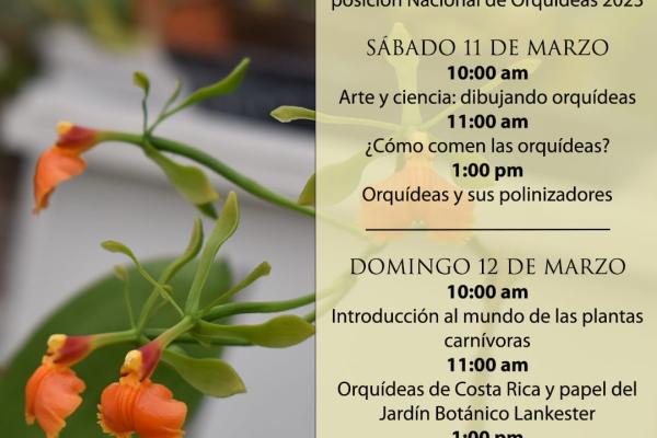Charlas: Exposición Nacional de Orquídeas 2023