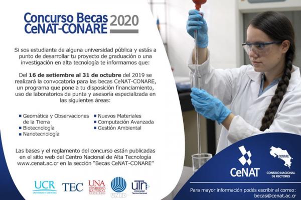 Concurso de Becas CeNAT - CONARE 