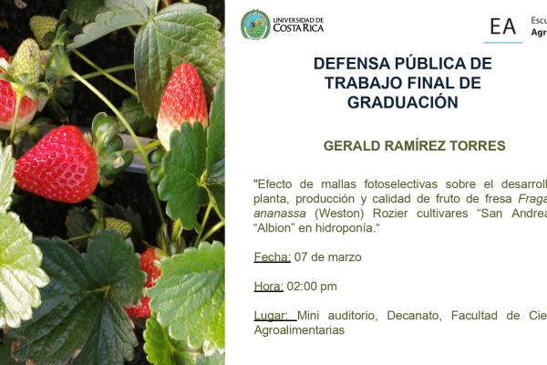 Defensa Pública- Escuela de Agronomia