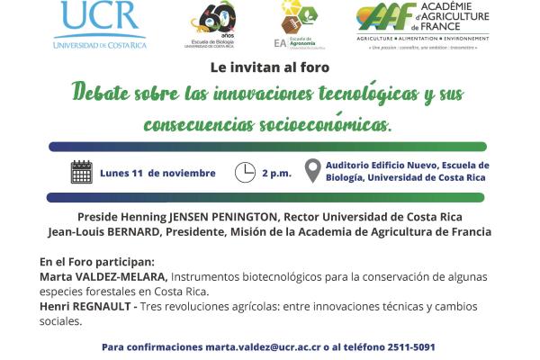 Foro: Debate sobre las innovaciones tecnológicas y sus consecuencias socioeconómicas