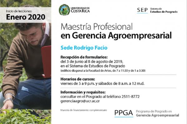 Maestría Profesional en Gerencia Agroempresarial 
