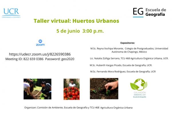 Taller virtual: Huertos Urbanos