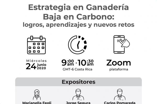 Webinar: Estrategia en Ganadería Baja en Carbono